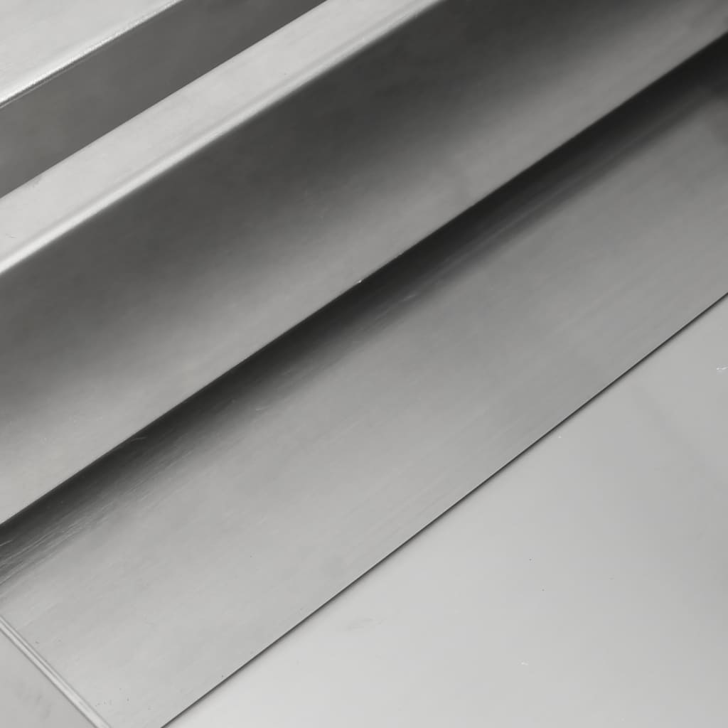 Havespringvand med led-lys 60x34x14 cm rustfrit stål 304 - number 6.