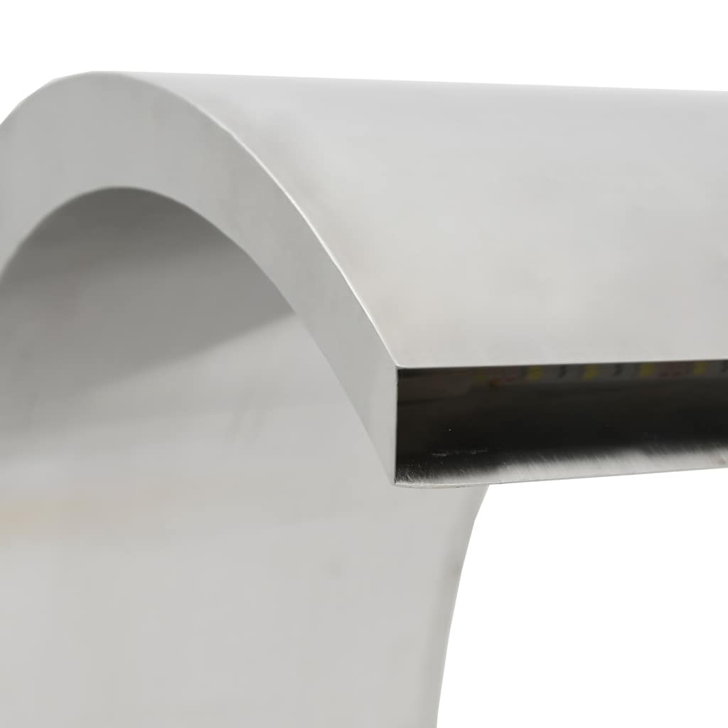 Fontæne til pool med led'er 22x60x70 cm rustfrit stål 304 - number 5.