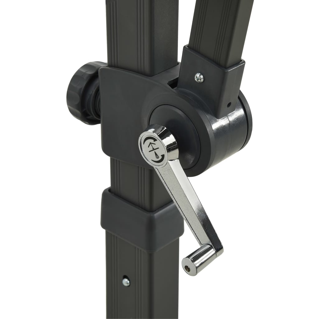 Hængeparasol med dobbelt top 250x250 cm - sandfarvet, 1 - number 6.