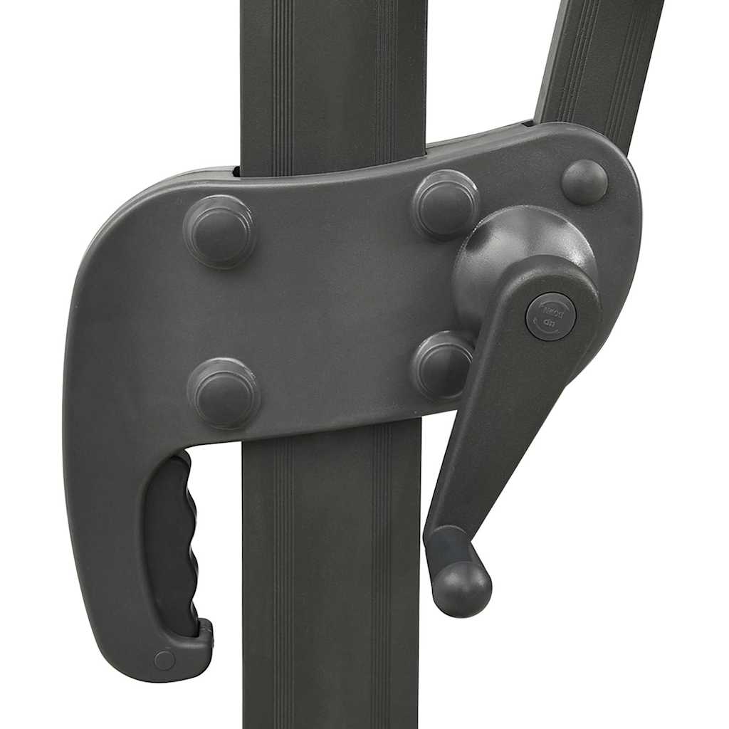 Hængeparasol med stang og led-lys - sort, ooo 1, 1 - number 8.