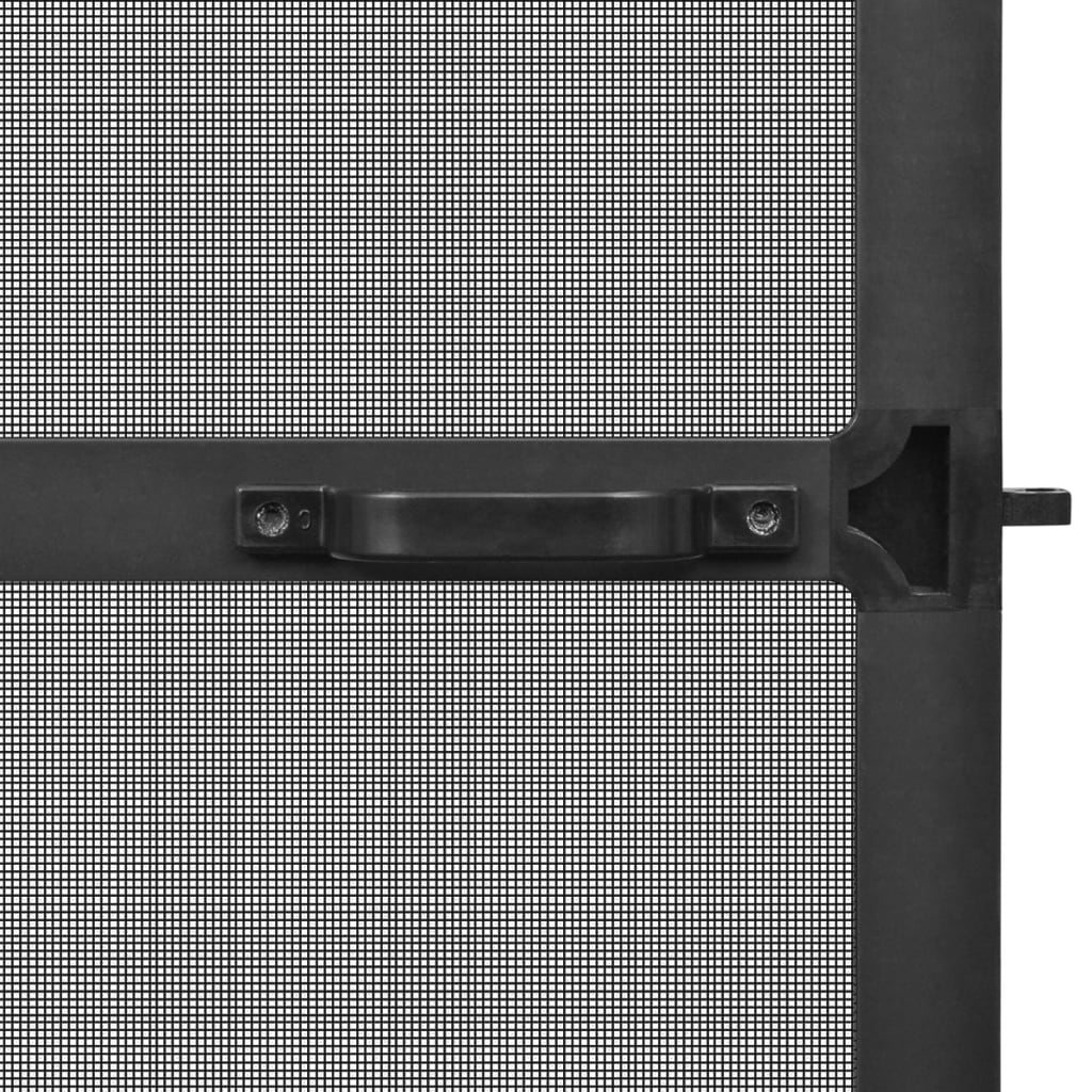 Hængslet insektnet til dør - antracitgrå, 100 x 215 cm, 1 - number 4.