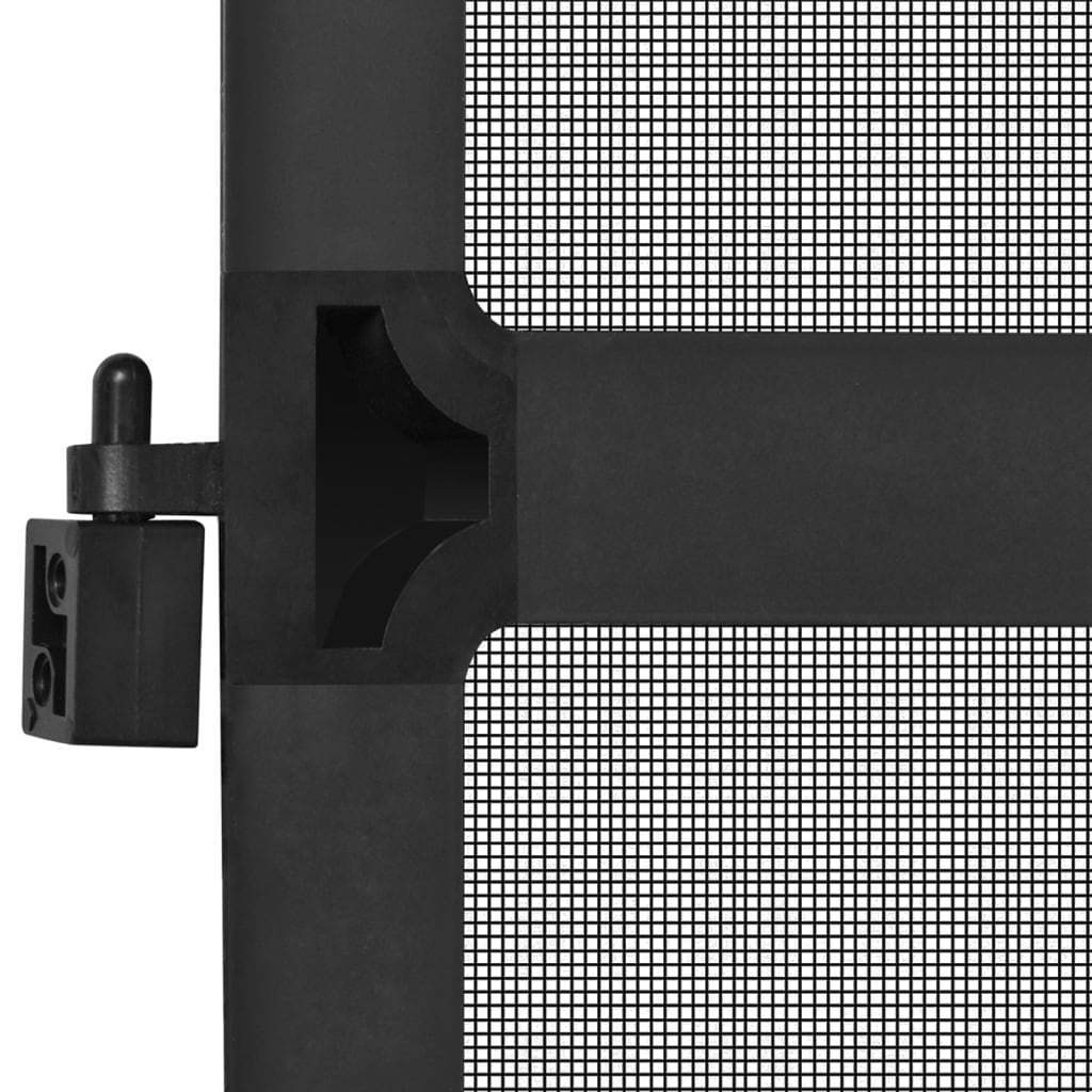 Hængslet insektnet til dør - antracitgrå, 100 x 215 cm, 1 - number 7.