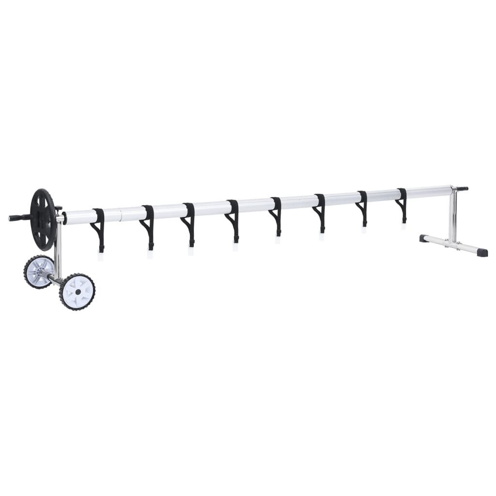 Opruller til poolovertræk med fod i rustfrit stål - number 1.