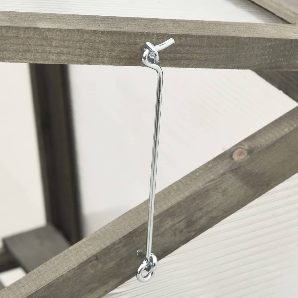 Greenhouse 60x45x100 cm pine - gray, 1 - number 5.