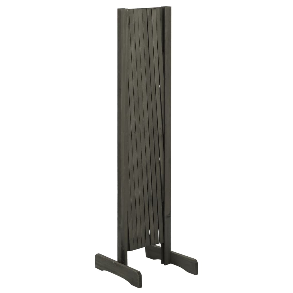 Spaljé för trädgården massiv furu - grå, 180 x 100 cm, 1 - number 4.