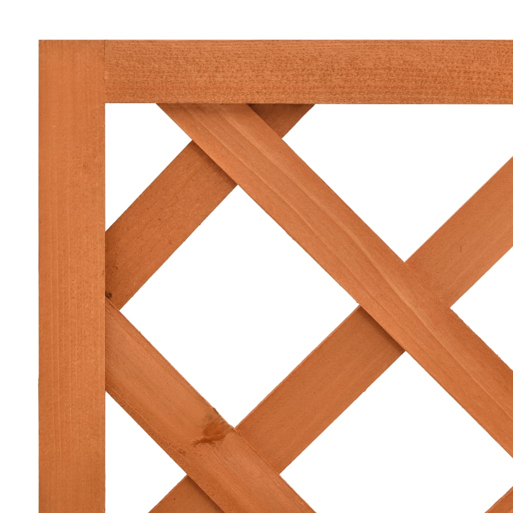Planter with trellis 50x25x90 cm solid pine - orange, 1 - number 5.