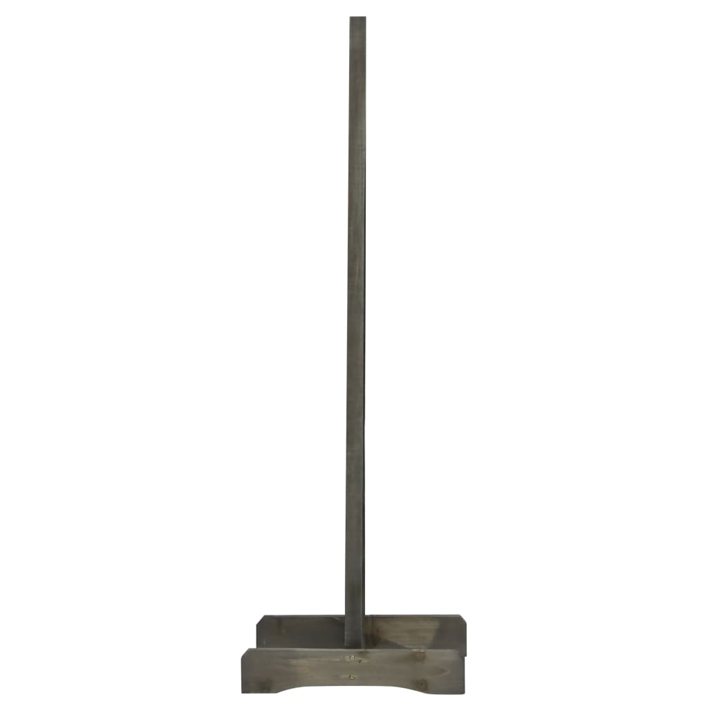 Rešetka za vrt masivna borovina - siva, 120 x 90 cm, 1 - number 5.