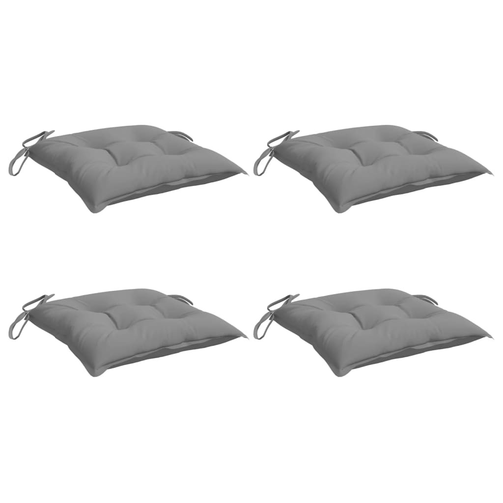 Chair cushions pcs. oxford fabric - grey, 40 x 40 x 7 cm, 4 - number 3.