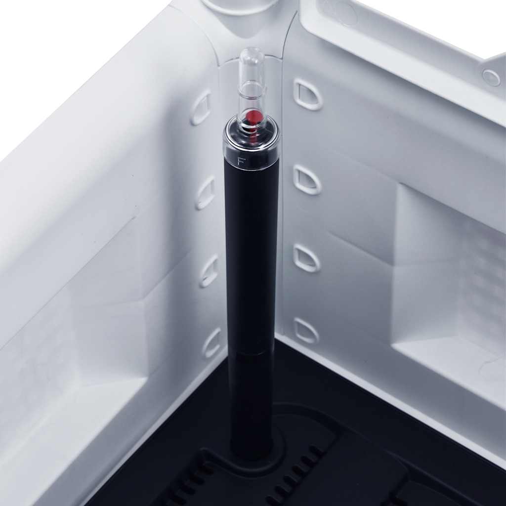 Povišena gredica s rešetkom i sustavom za automatsko navodnjavanje - bijela, 43 x 43 x 142 cm, 1 - number 6.