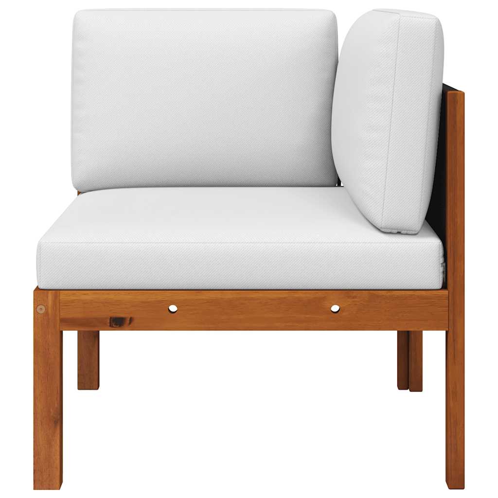 Kutni dio za vrtnu garnituru s jastucima od punog drva akacije - number 3.