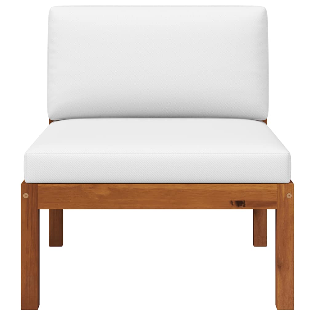 Część środkowa do sofy ogrodowej z poduszkami lite drewno akacjowe - number 2.