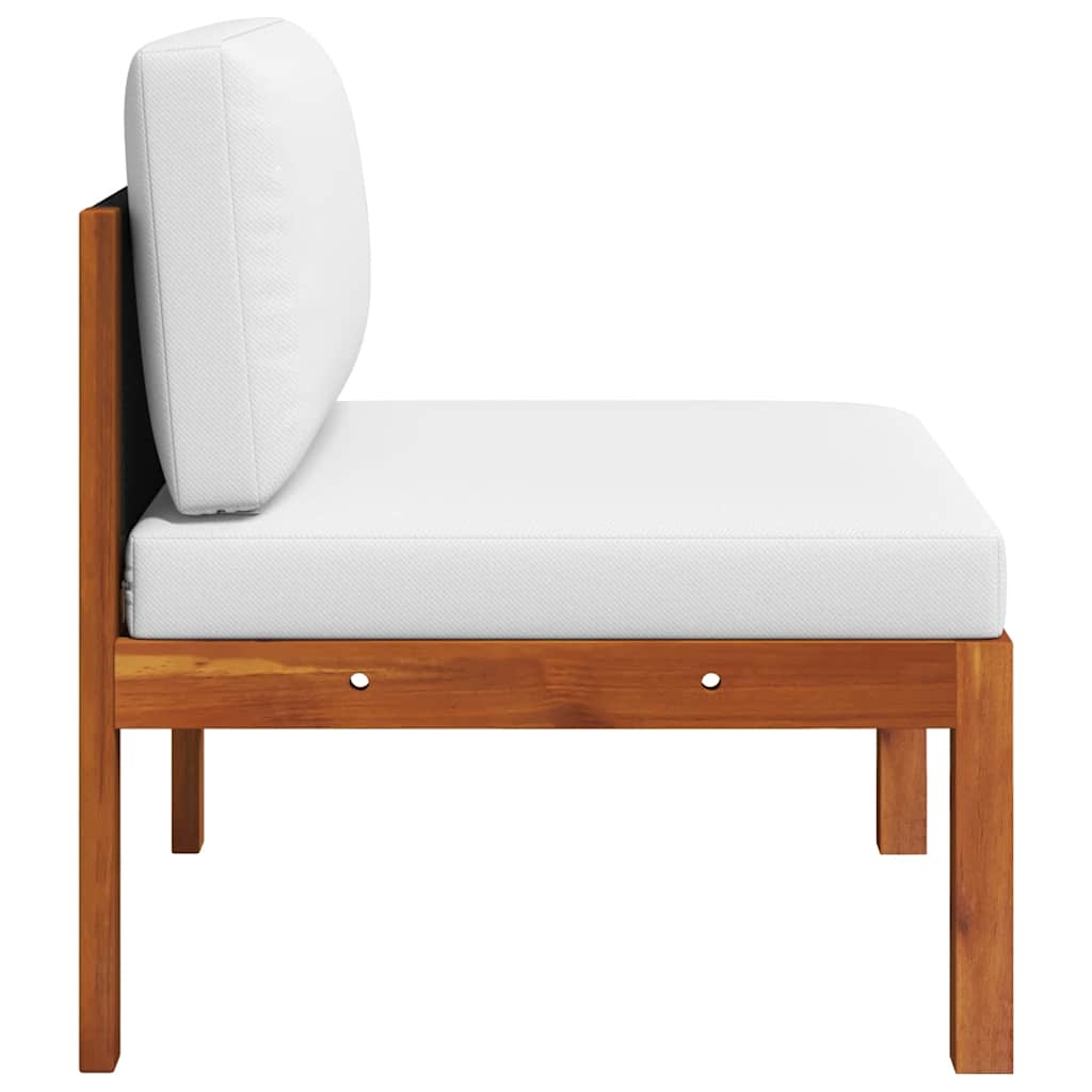 Część środkowa do sofy ogrodowej z poduszkami lite drewno akacjowe - number 4.