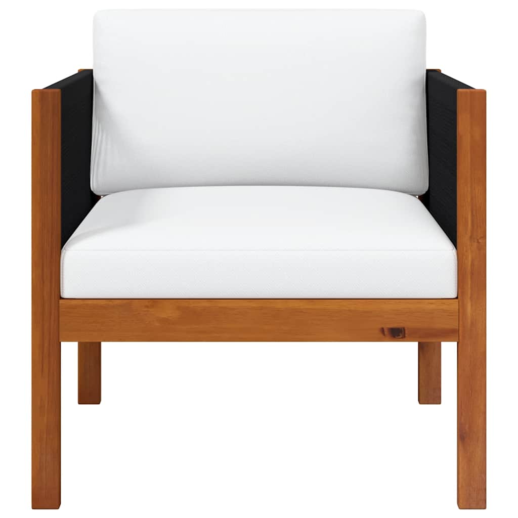 Vrtna stolica s jastukom od punog drva akacije - number 2.