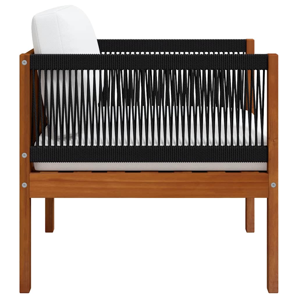 Vrtna stolica s jastukom od punog drva akacije - number 4.