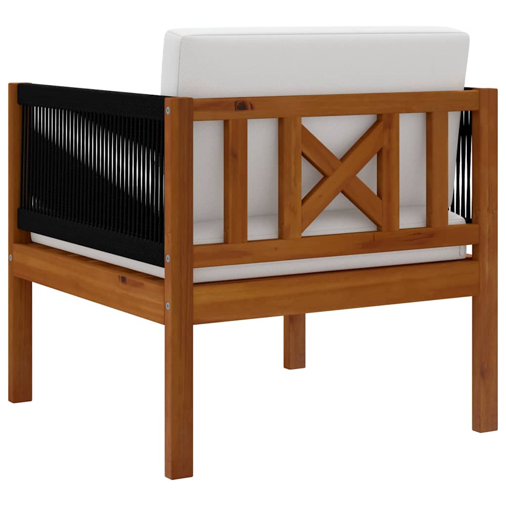 Vrtna stolica s jastukom od punog drva akacije - number 5.