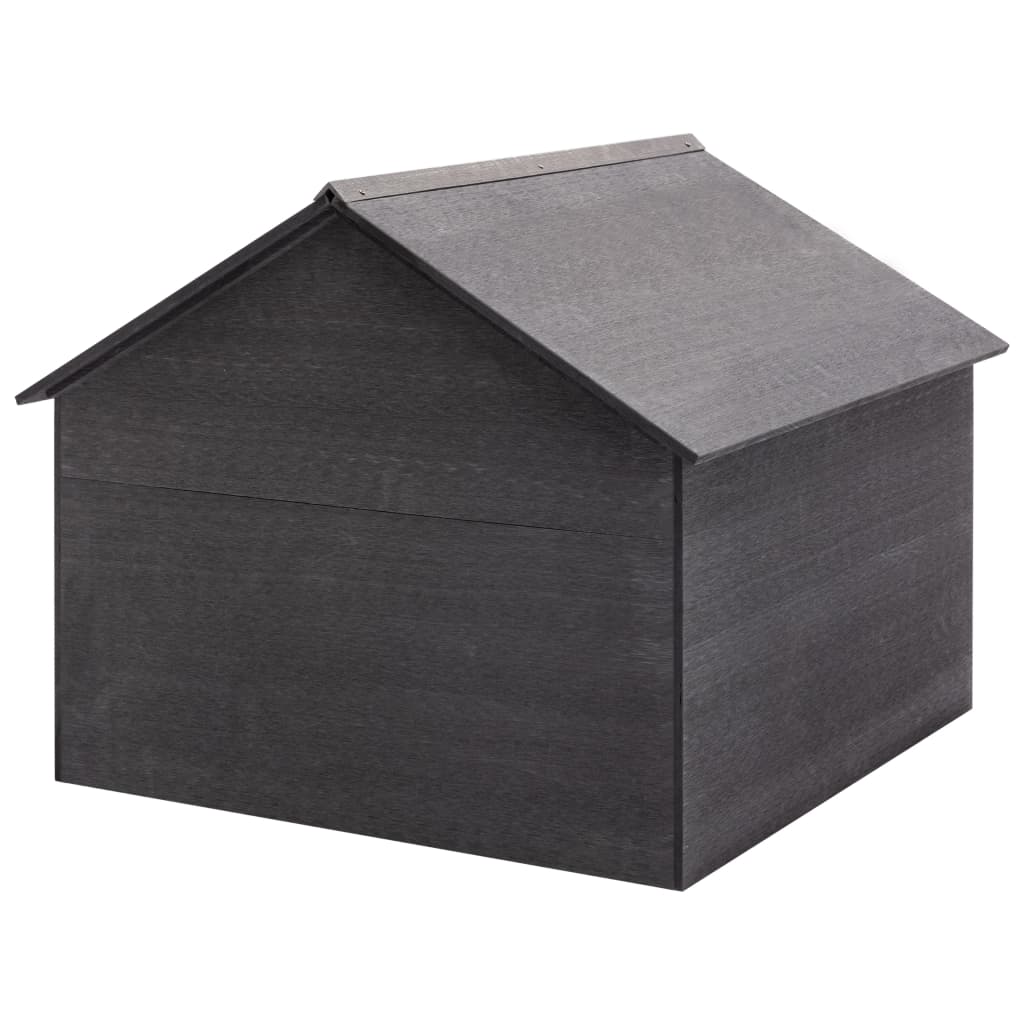 Lawnmower shed 80x80x70 cm wpc gray - number 4.