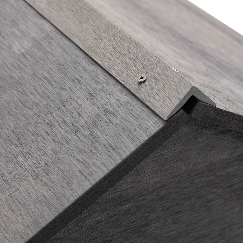 Lawnmower shed 80x80x70 cm wpc gray - number 5.