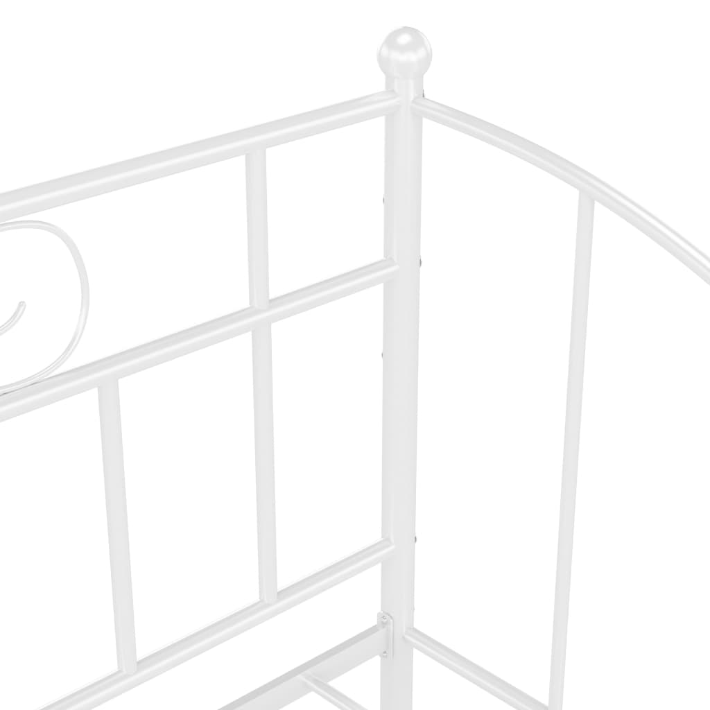 Sengestel til sovesofa 90x200 cm metal - hvid - number 7.