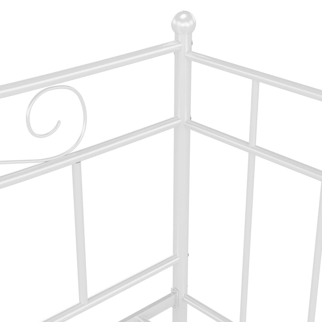 Sengestel til sovesofa 90x200 cm metal - hvid - number 7.