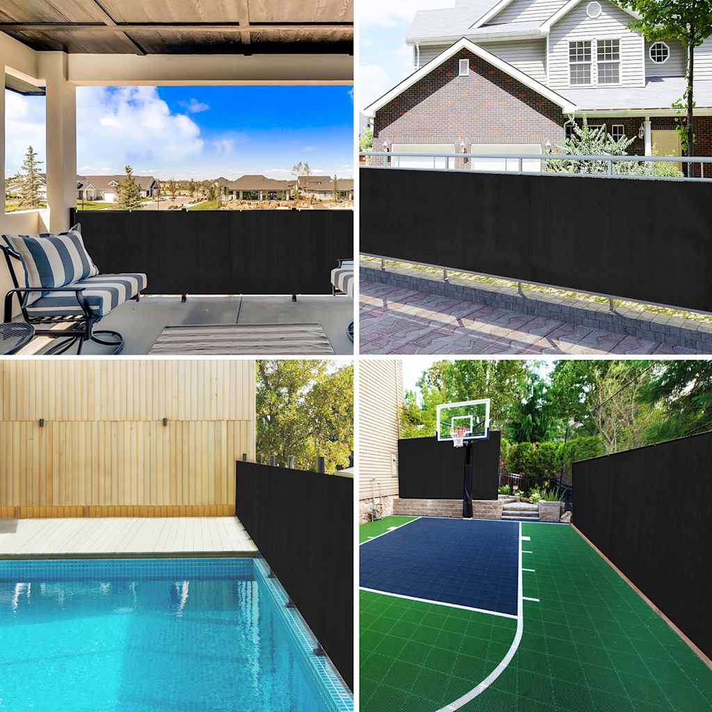 Screening 1.5x10 m 75 g/m² hdpe - anthracite grey, 1.5 x 10 m (75 g), 1 - number 2.