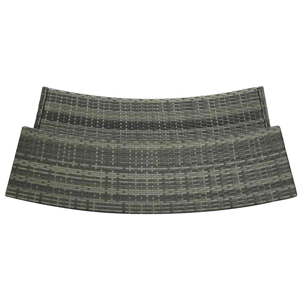 Šank garnitura za vrtne dijelove - siva, 3 - number 7.