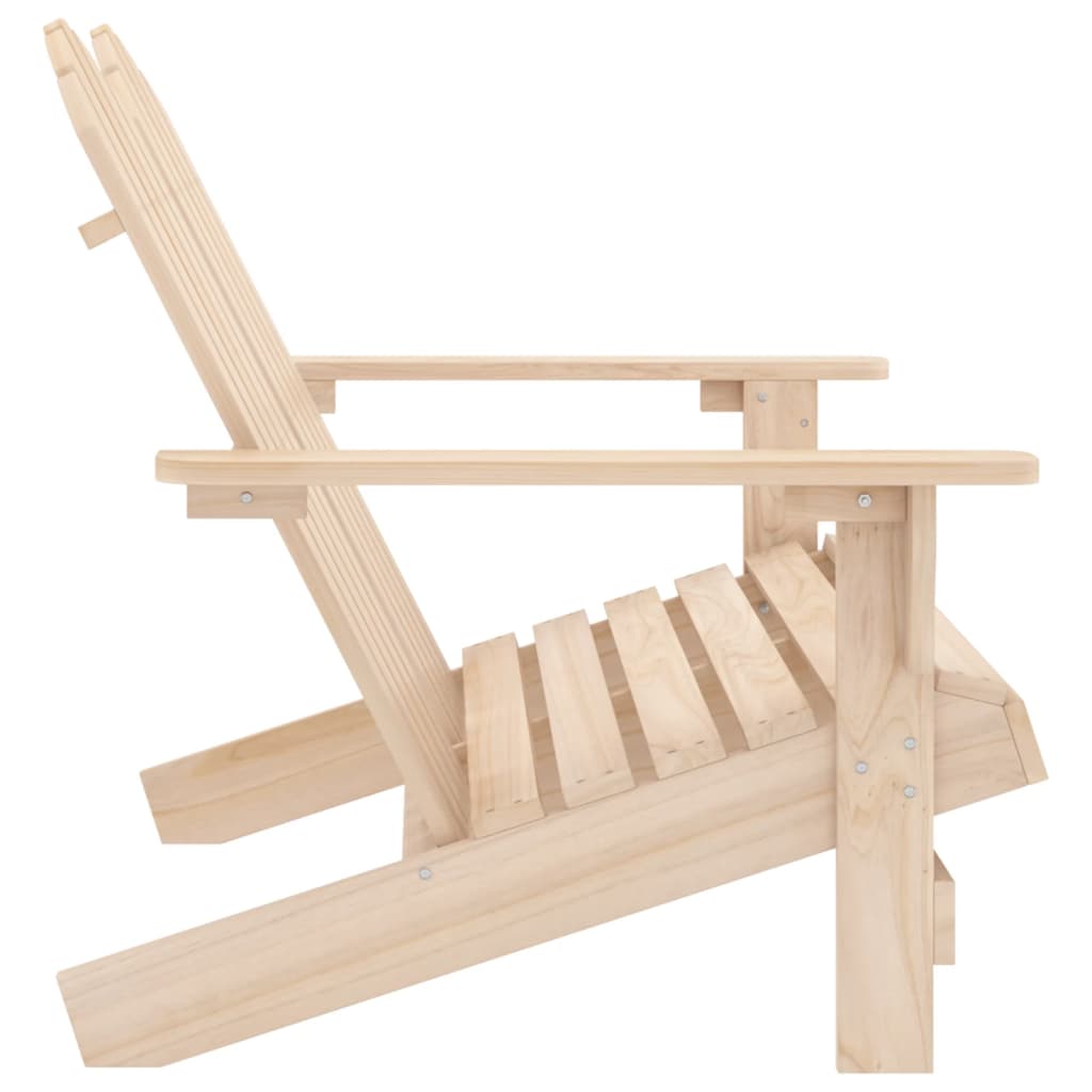 2-personers adirondack-havestol massivt grantræ - lysebrun, 1 - number 3.