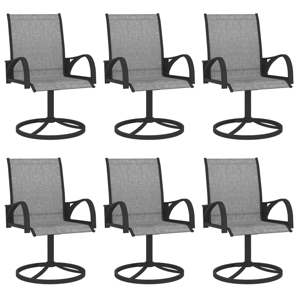 Spisebordsett for hagen 7 deler tekstiler og stål - number 7.