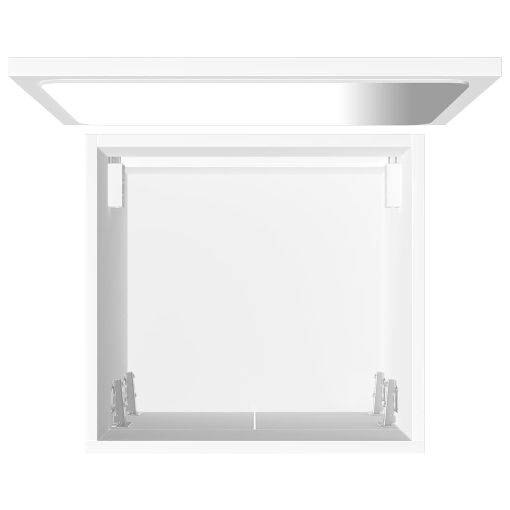 Baderomsmøbelsett 2 deler konstruert tre - hvit, 1 - number 11.