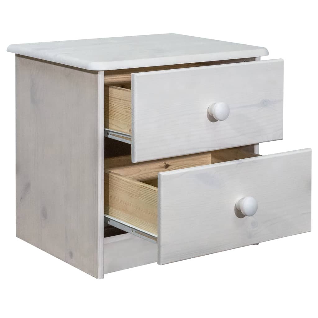 Noćni ormarić 43x34x40 cm puna borovina - number 3.