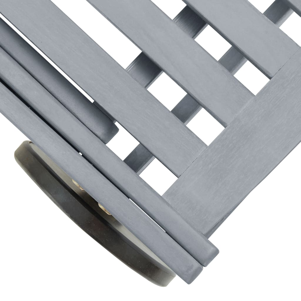 Fluktstol med pute i massivt akasietre - number 10.