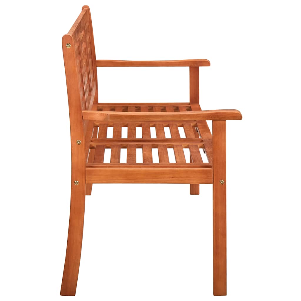 3-pers. havebænk med hynde 150 cm massivt eukalyptustræ - number 4.