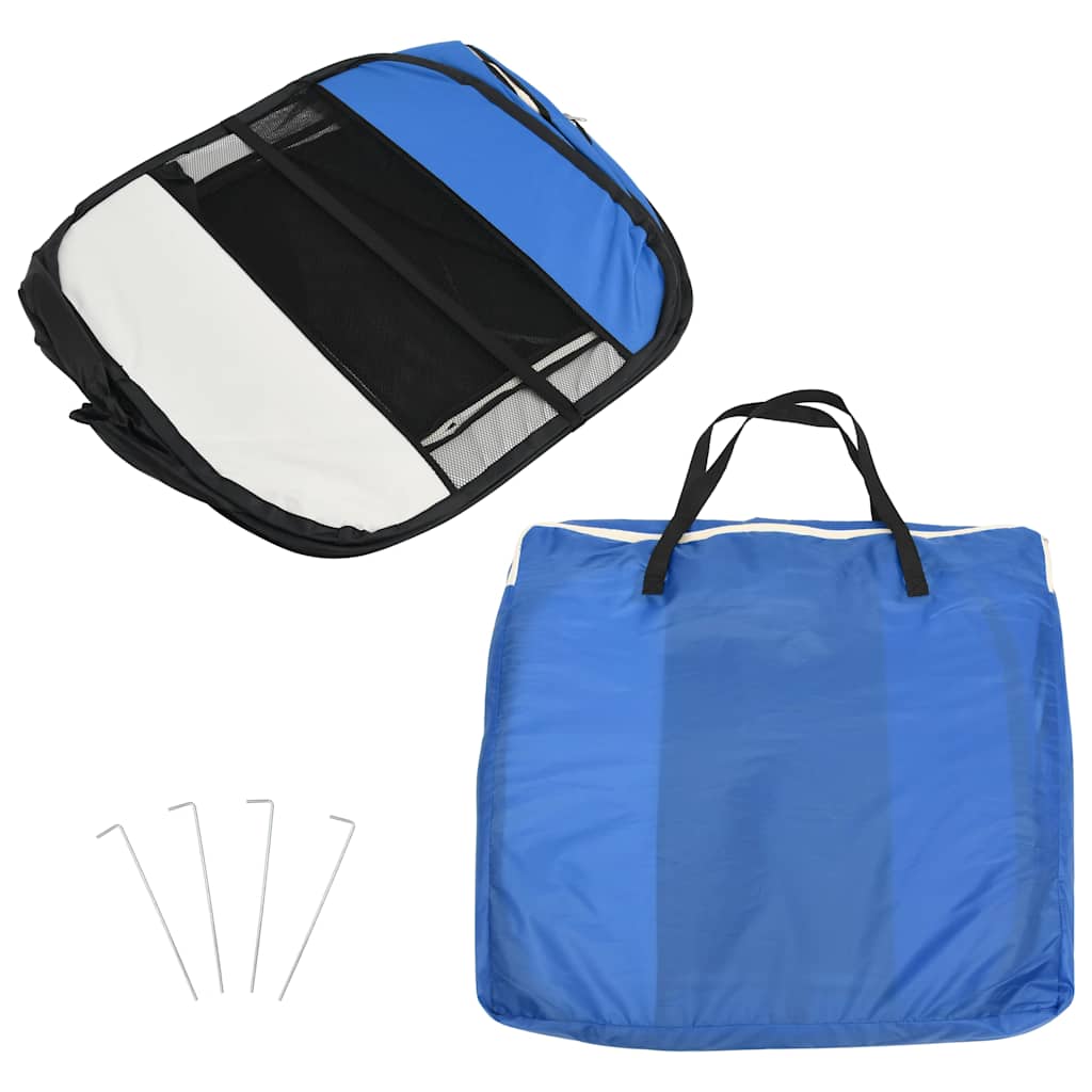 Niche pliable pour chien avec sac de transport - bleu, 125 x 125 x 61 cm, 1 - number 12.