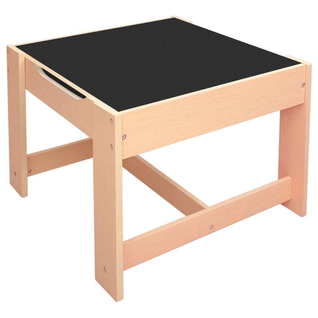 Børnebord med 2 stole mdf - number 7.