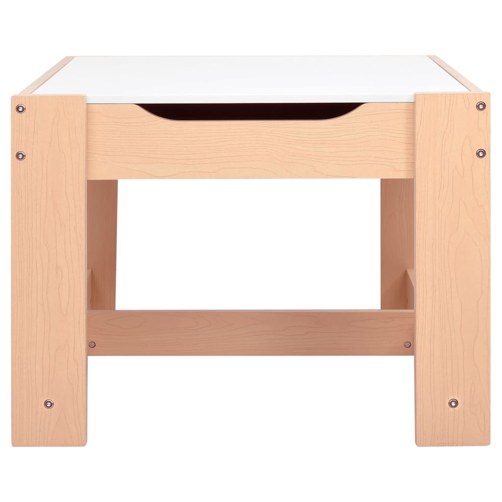 Børnebord med 2 stole mdf - number 6.