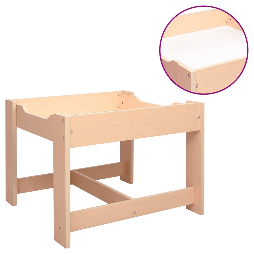 Børnebord med 2 stole mdf - number 8.