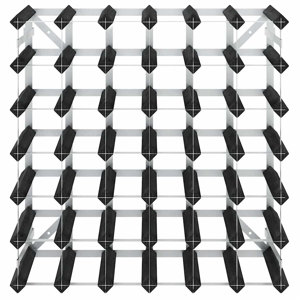 Vinski stalak za 42 boce crna crna borovina - number 5.