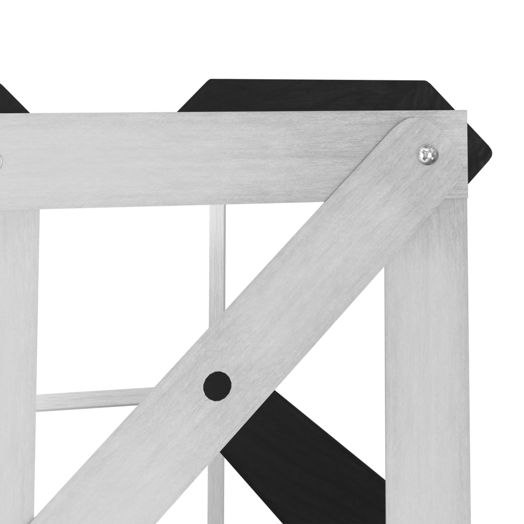 Vinreol til 72 flasker massivt fyrretræ sort - number 4.