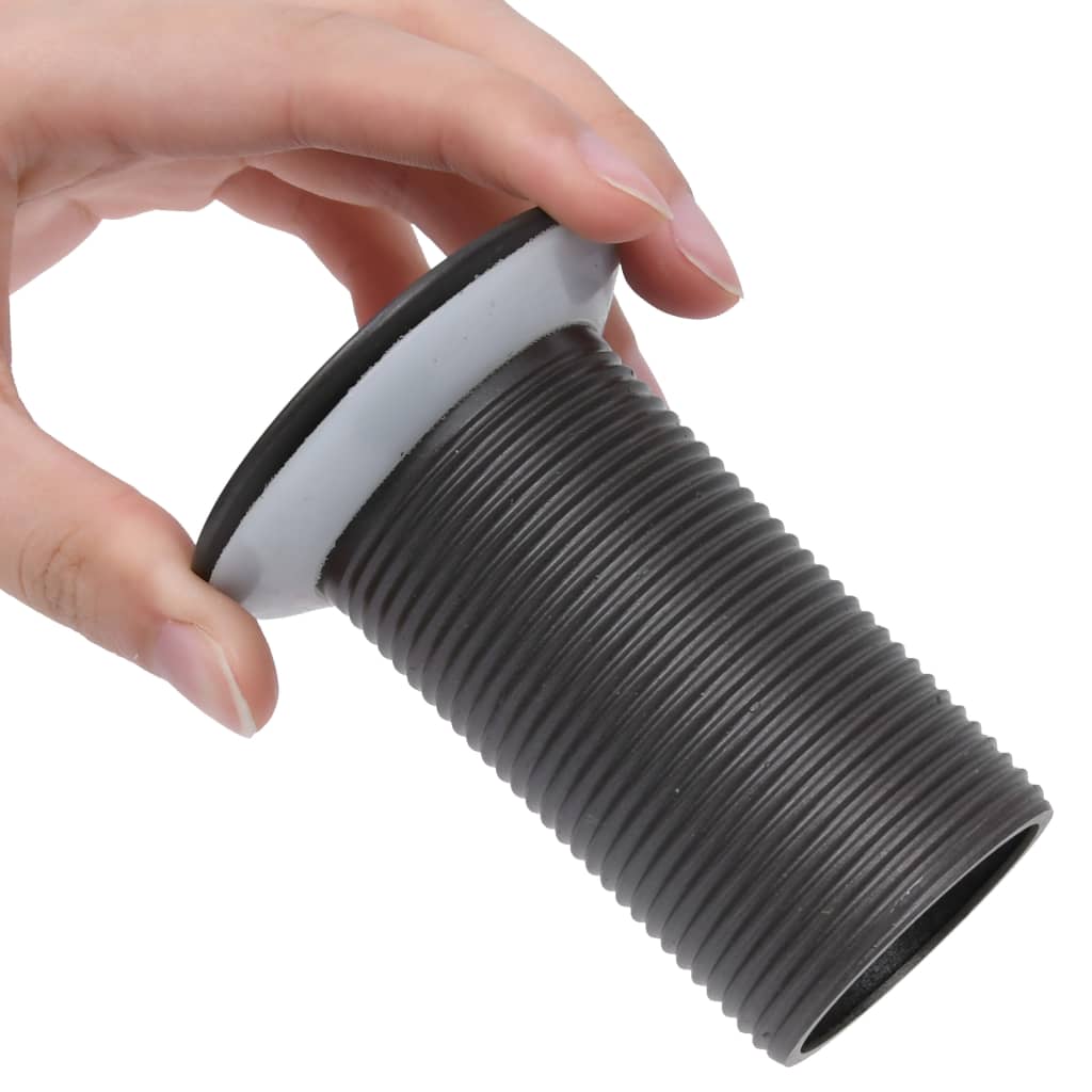 Tryckavlopp 6,4x6,4x9,1 cm - grå, utan bräddfunktion - number 5.