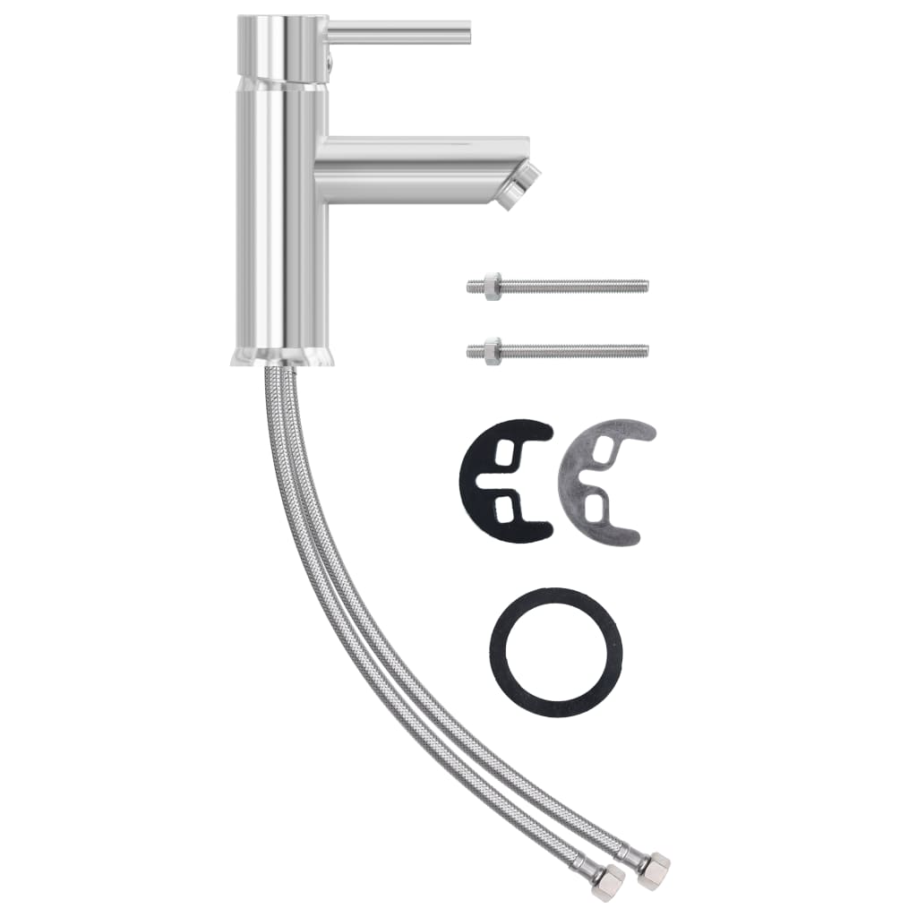 Vandhane til badeværelseshåndvask 130x176 mm kromfinish - number 2.