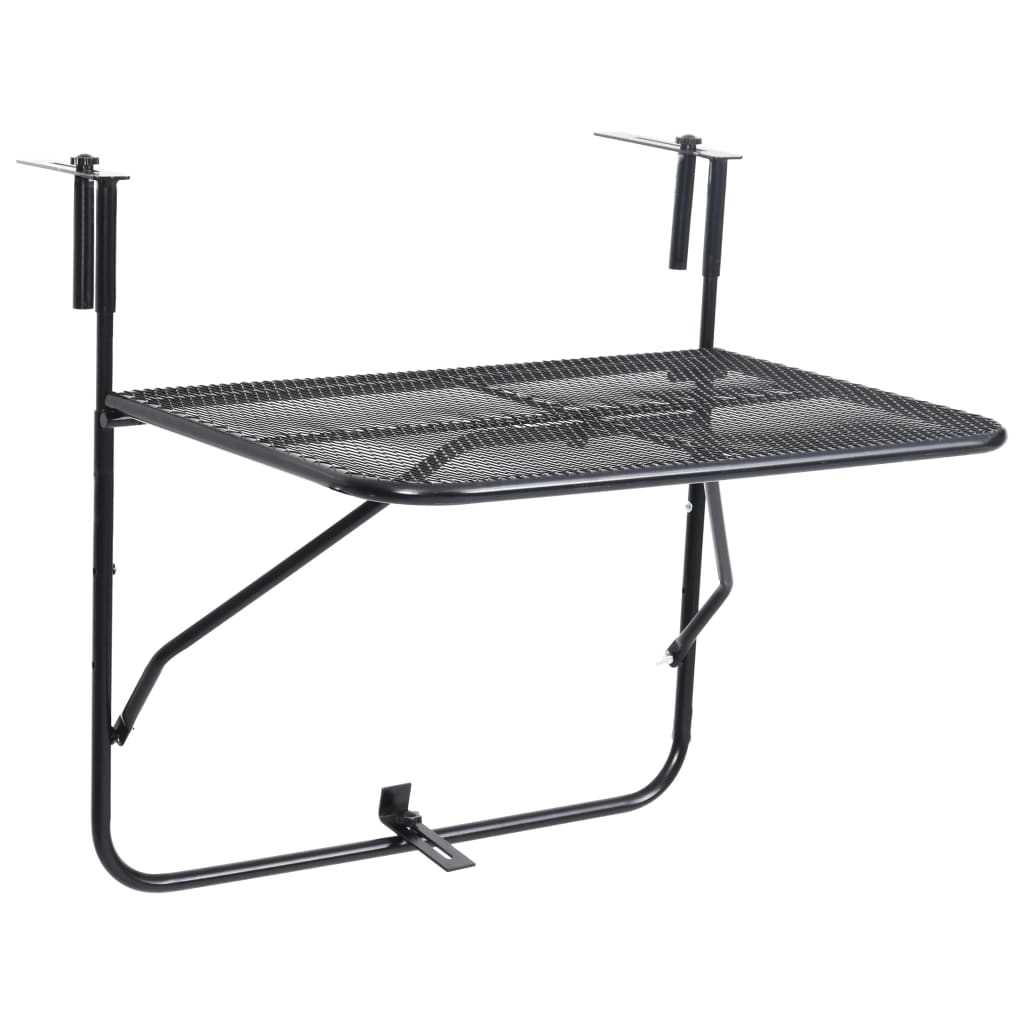 Altanbord 60x40 cm stål sort - number 2.