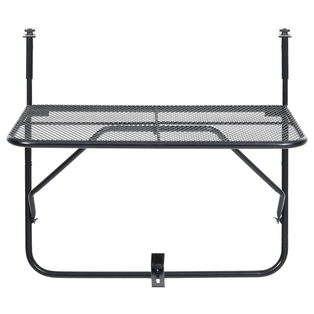 Altanbord 60x40 cm stål sort - number 4.