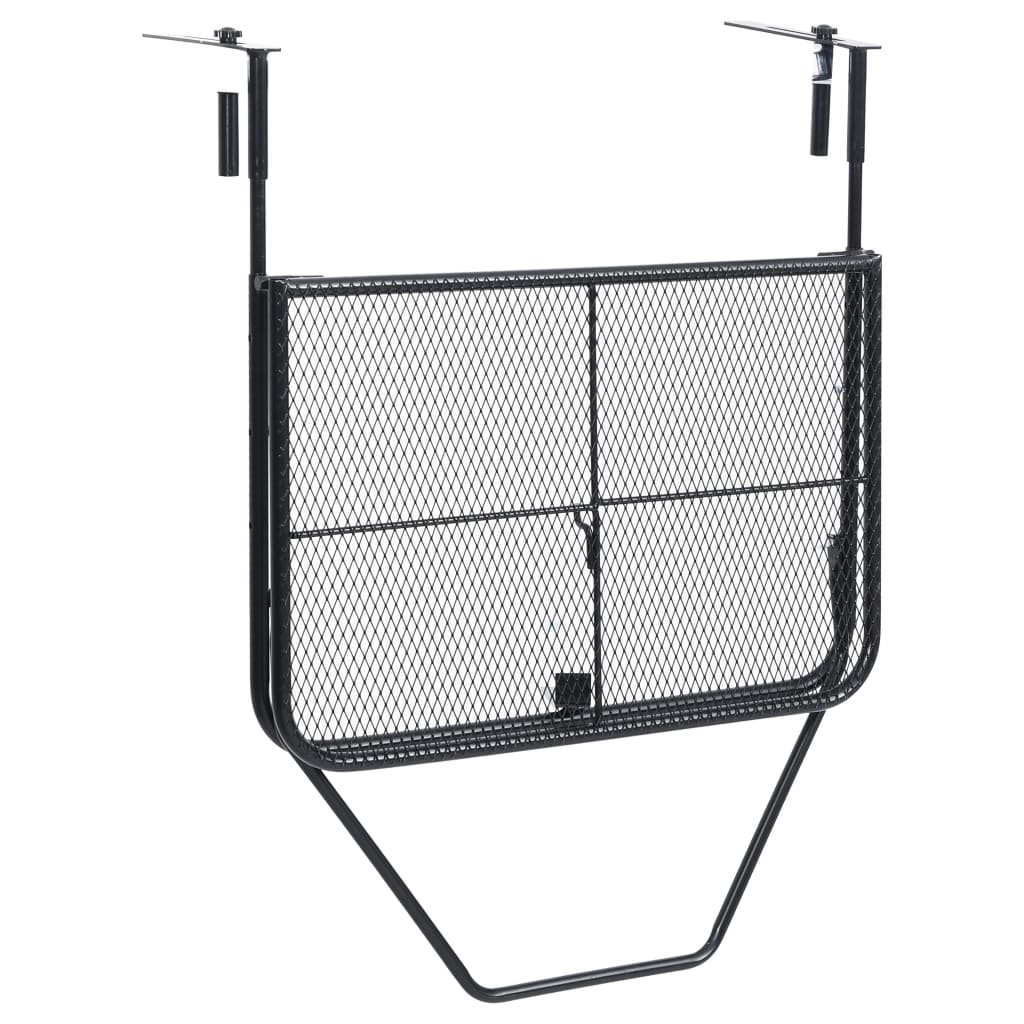 Altanbord 60x40 cm stål sort - number 6.