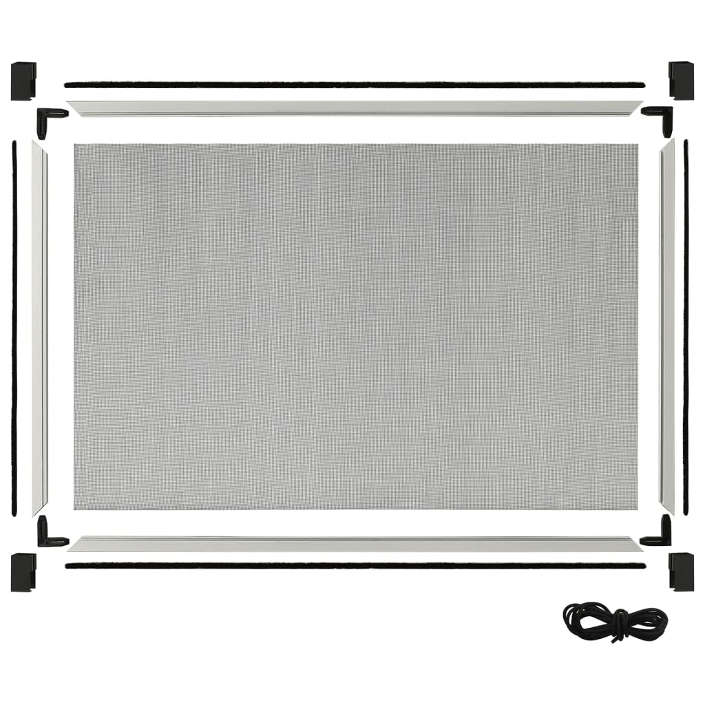 Moustiquaire extensible pour fenêtres (100-193)x75 cm - blanc, 193 x 75 cm - number 6.