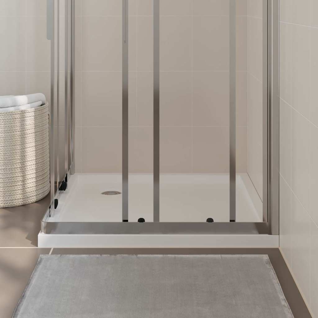 Brusekar abs firkantet - hvid, 80 x 80 cm - number 3.