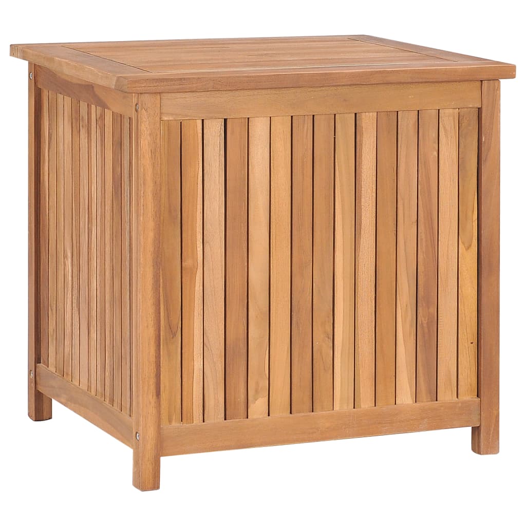 Hyndeboks massivt teaktræ - 60 x 50 x 58 cm - number 1.