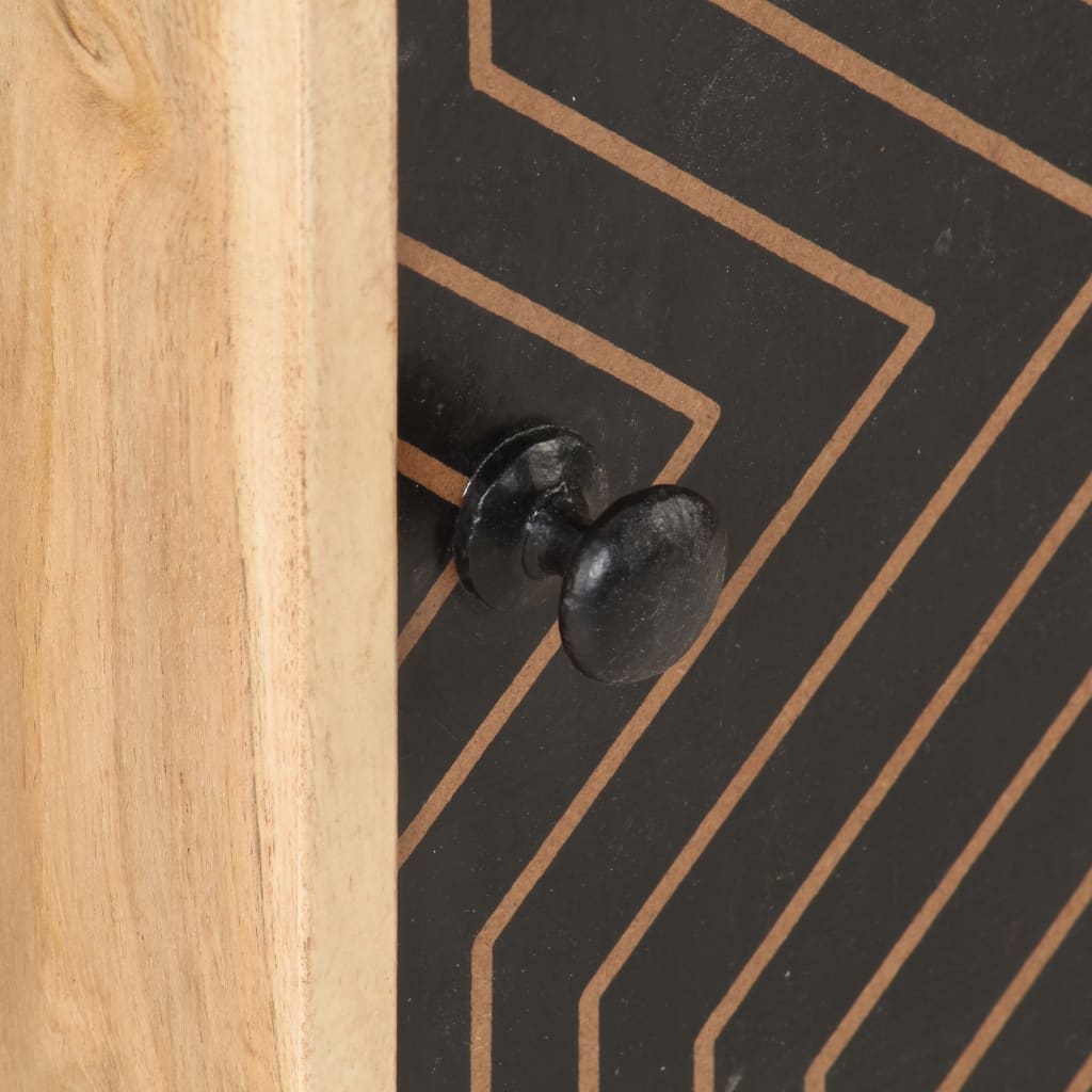 Sengebord 40x30x50 cm massivt akacietræ - number 7.