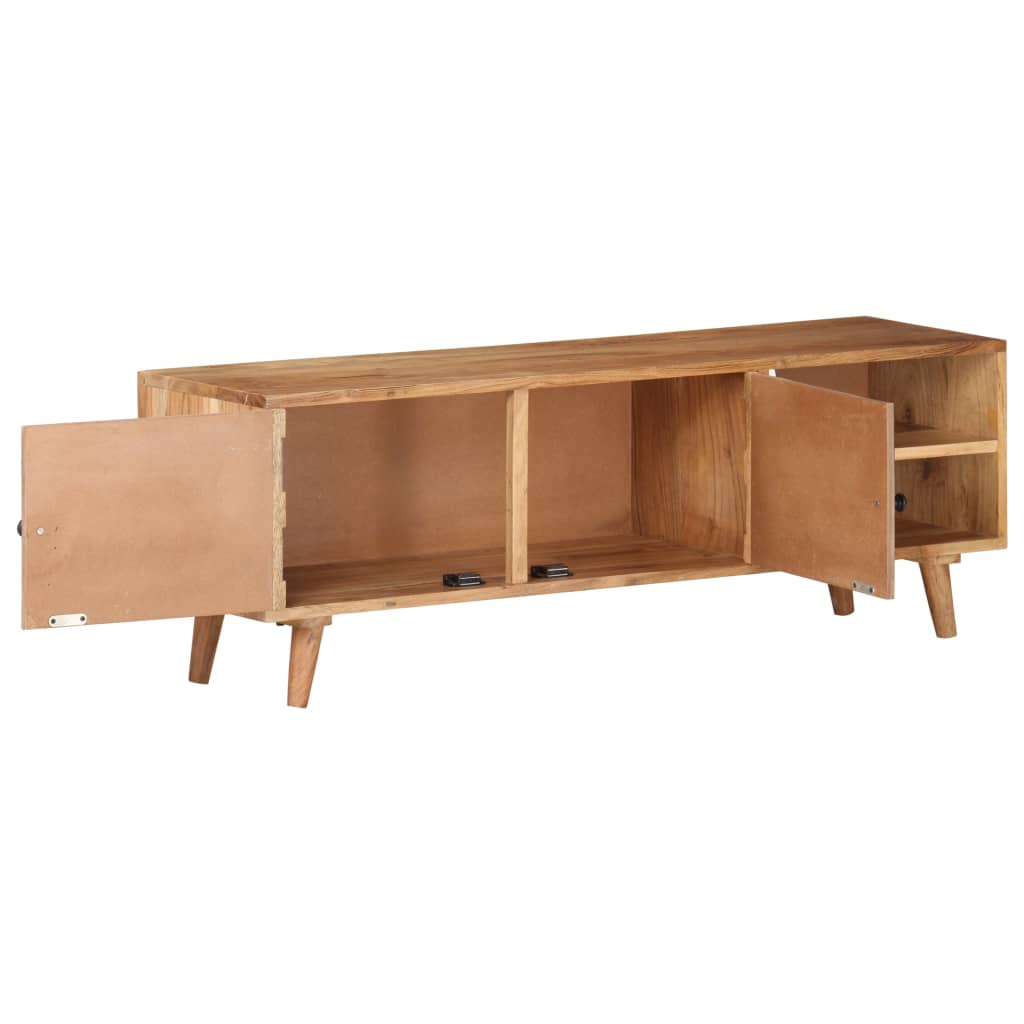 Tv cabinet 115x30x39 cm solid acacia wood - number 6.