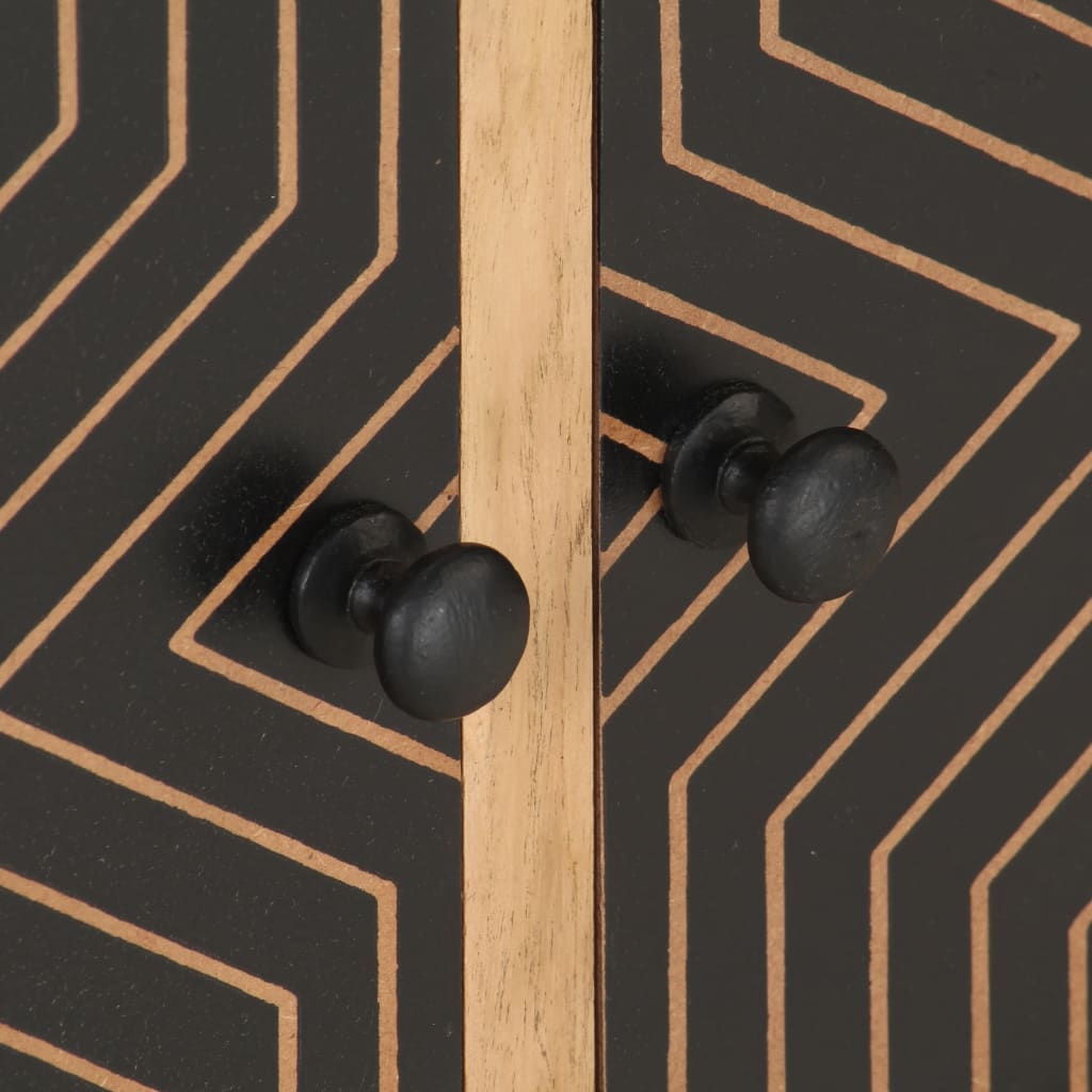 Tv cabinet 115x30x39 cm solid acacia wood - number 8.