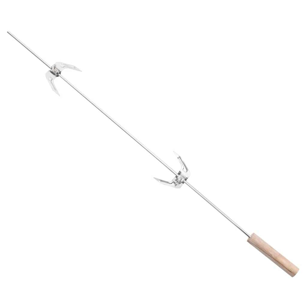 Kulgrill med hjul stål sort - number 9.