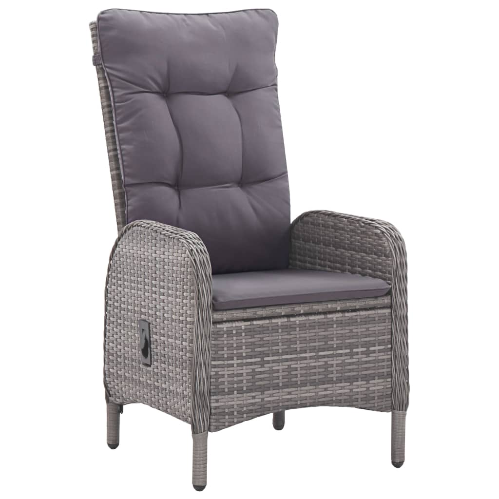 Zestawy bistro dla ogrodowych 3 części polyrattan and glass - grey, 1 - number 4.